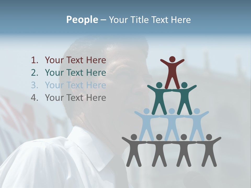 Aerial View Of Chicago, Illinois Looking North-East From The Sears Tower PowerPoint Template