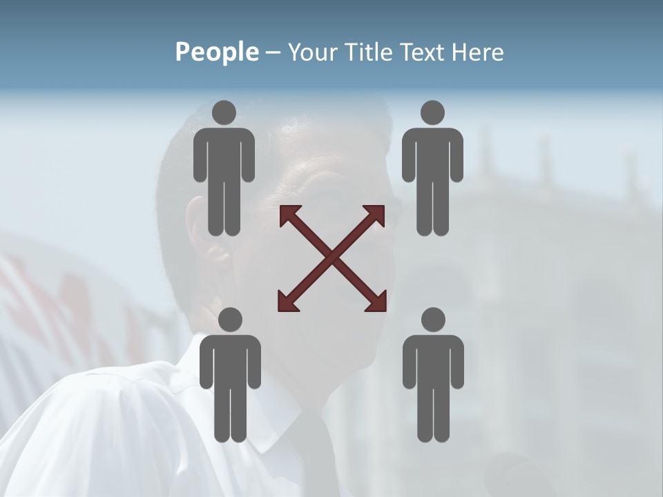 Aerial View Of Chicago, Illinois Looking North-East From The Sears Tower PowerPoint Template