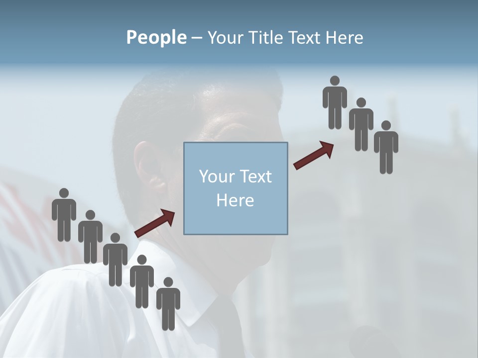 Aerial View Of Chicago, Illinois Looking North-East From The Sears Tower PowerPoint Template