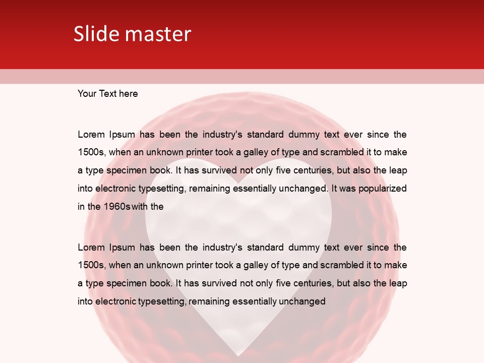 Love Golf ! PowerPoint Template