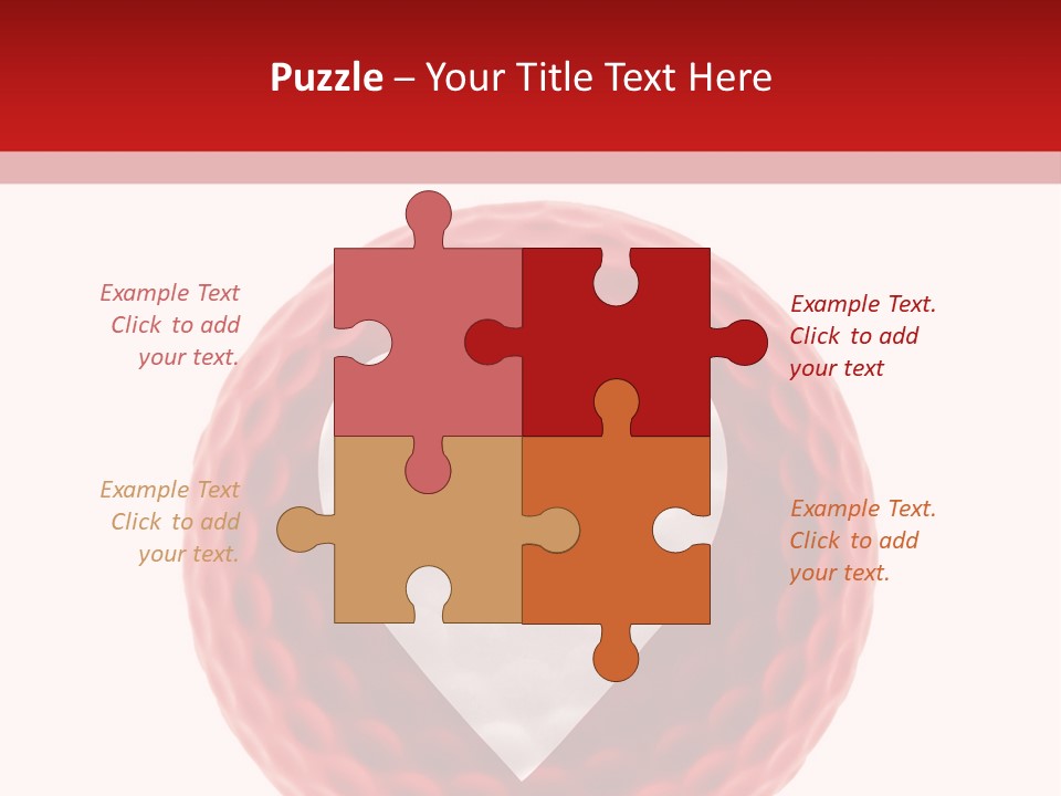 Love Golf ! PowerPoint Template