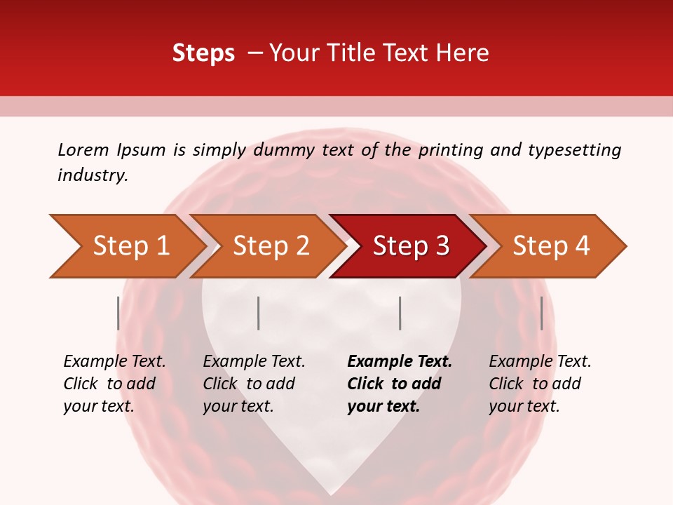 Love Golf ! PowerPoint Template