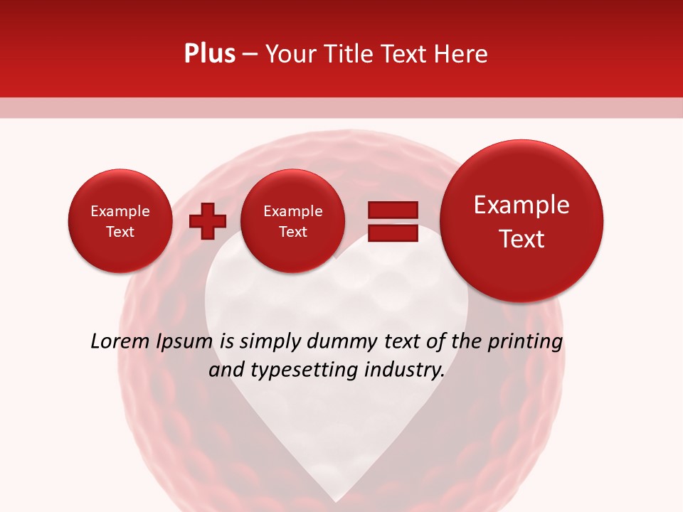 Love Golf ! PowerPoint Template