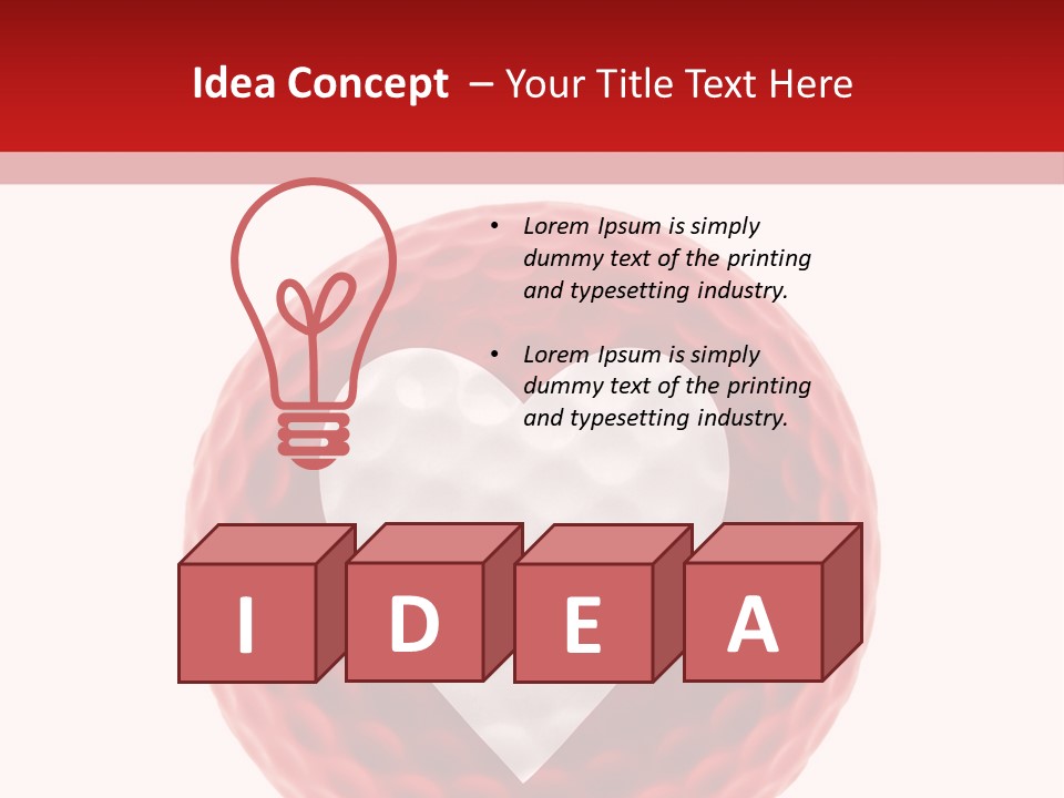 Love Golf ! PowerPoint Template