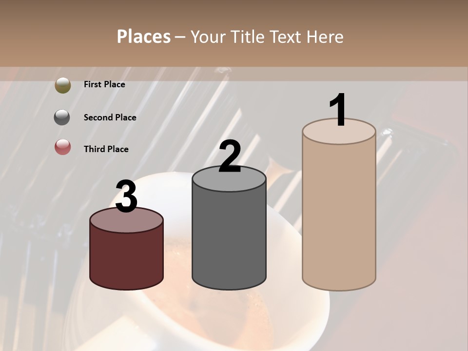 Fashionable Automatic Coffee Machine Pouring A Fresh Classic Italian Espresso In A Small Porcelain Cup PowerPoint Template