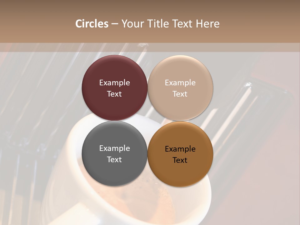 Fashionable Automatic Coffee Machine Pouring A Fresh Classic Italian Espresso In A Small Porcelain Cup PowerPoint Template