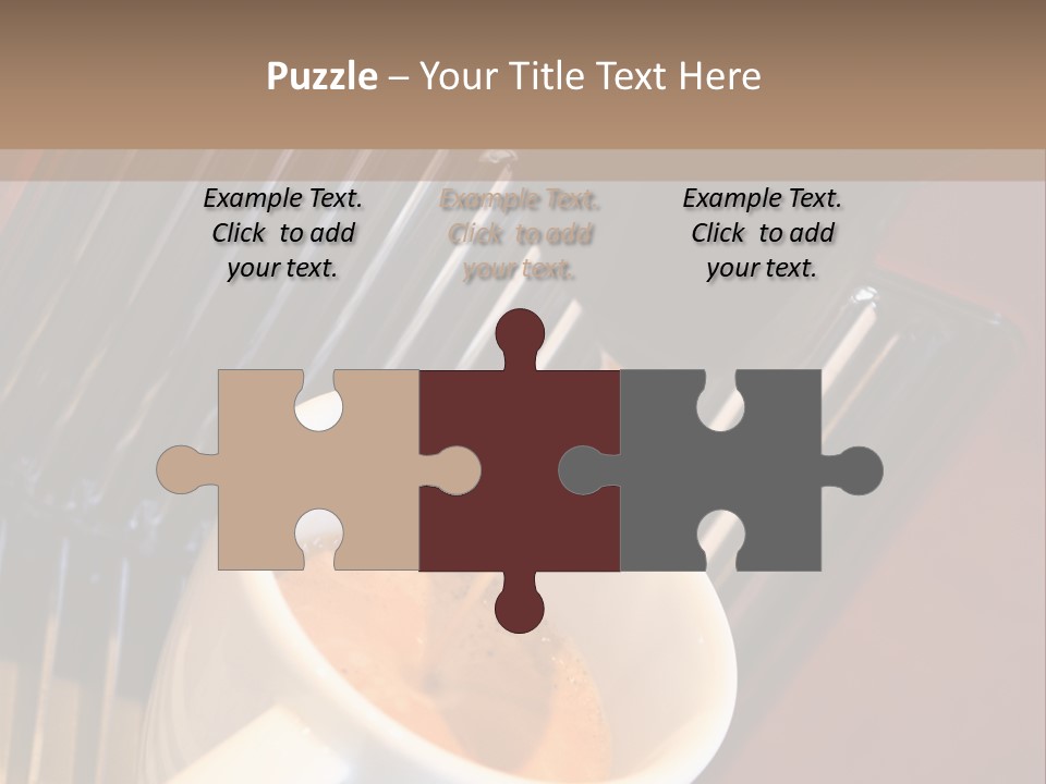 Fashionable Automatic Coffee Machine Pouring A Fresh Classic Italian Espresso In A Small Porcelain Cup PowerPoint Template