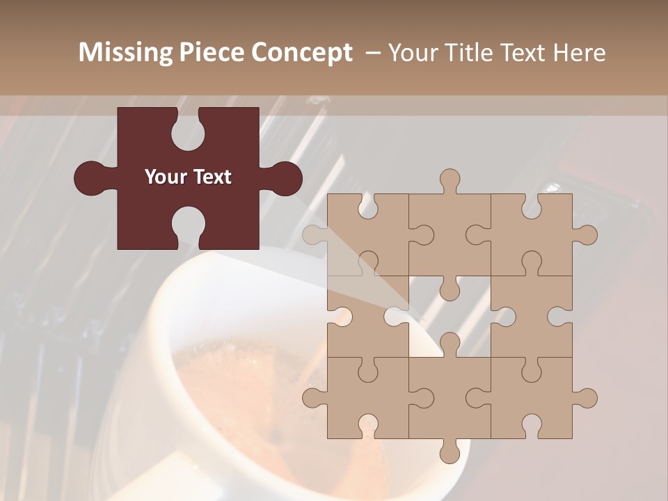 Fashionable Automatic Coffee Machine Pouring A Fresh Classic Italian Espresso In A Small Porcelain Cup PowerPoint Template