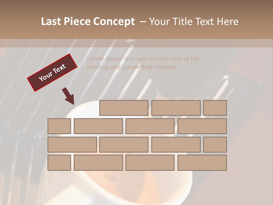 Fashionable Automatic Coffee Machine Pouring A Fresh Classic Italian Espresso In A Small Porcelain Cup PowerPoint Template