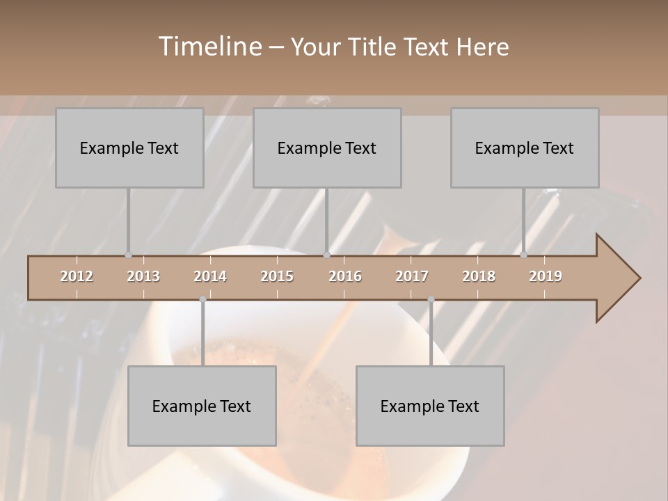 Fashionable Automatic Coffee Machine Pouring A Fresh Classic Italian Espresso In A Small Porcelain Cup PowerPoint Template