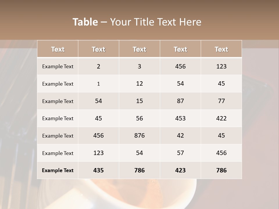 Fashionable Automatic Coffee Machine Pouring A Fresh Classic Italian Espresso In A Small Porcelain Cup PowerPoint Template