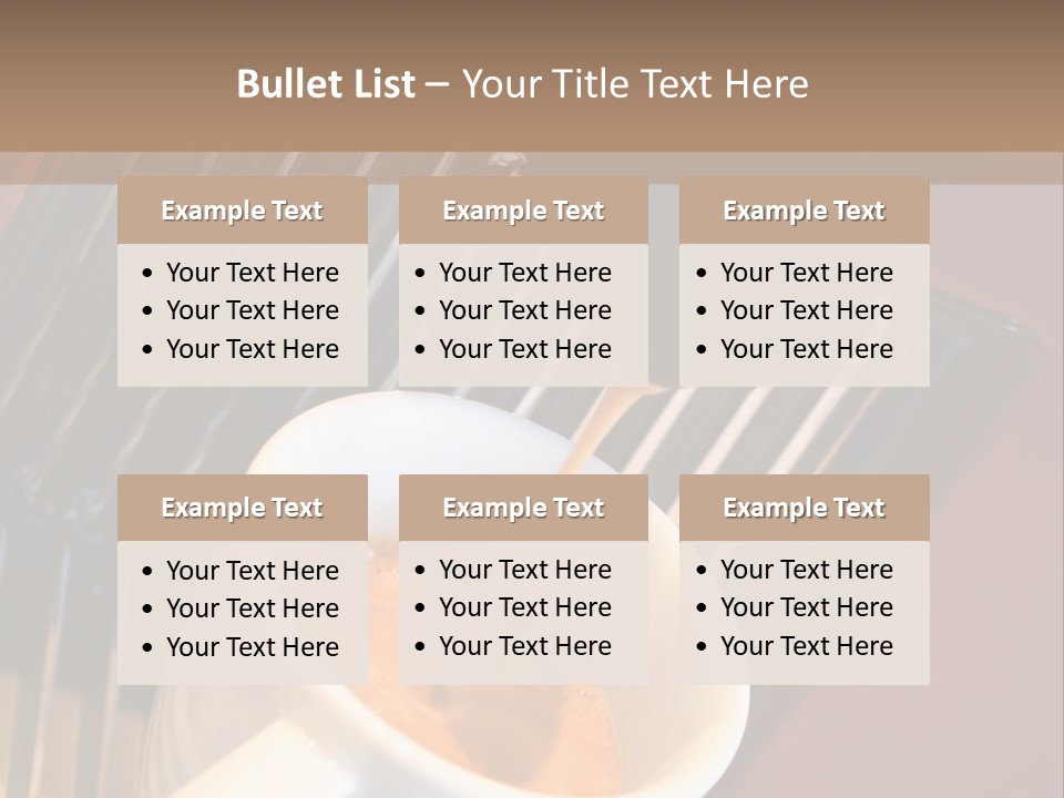 Fashionable Automatic Coffee Machine Pouring A Fresh Classic Italian Espresso In A Small Porcelain Cup PowerPoint Template