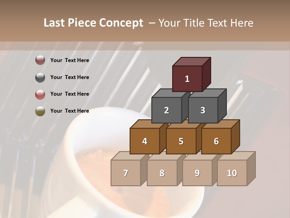 Fashionable Automatic Coffee Machine Pouring A Fresh Classic Italian Espresso In A Small Porcelain Cup PowerPoint Template