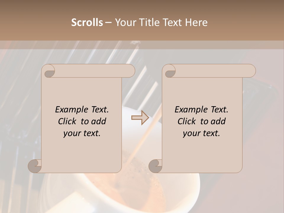 Fashionable Automatic Coffee Machine Pouring A Fresh Classic Italian Espresso In A Small Porcelain Cup PowerPoint Template