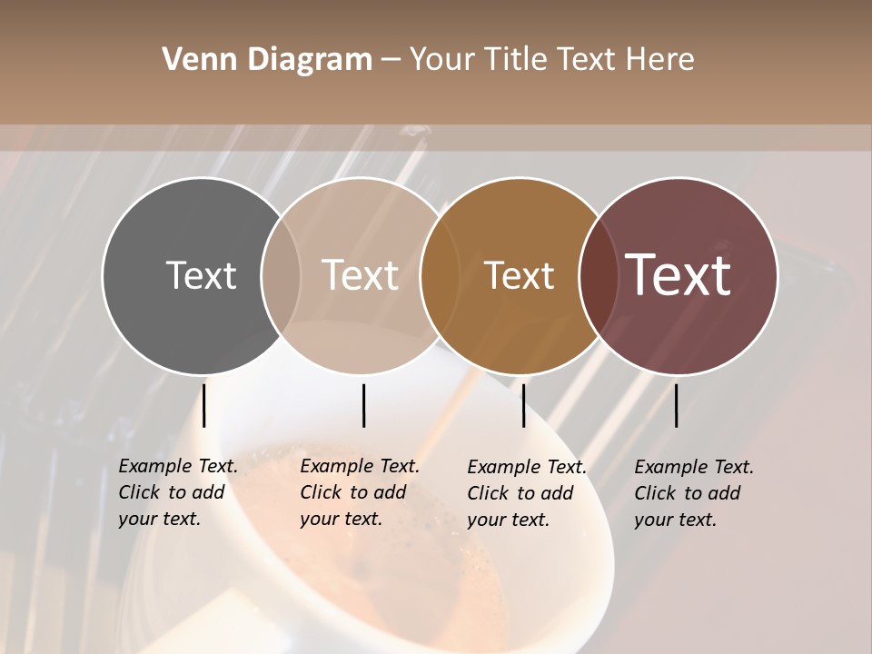 Fashionable Automatic Coffee Machine Pouring A Fresh Classic Italian Espresso In A Small Porcelain Cup PowerPoint Template