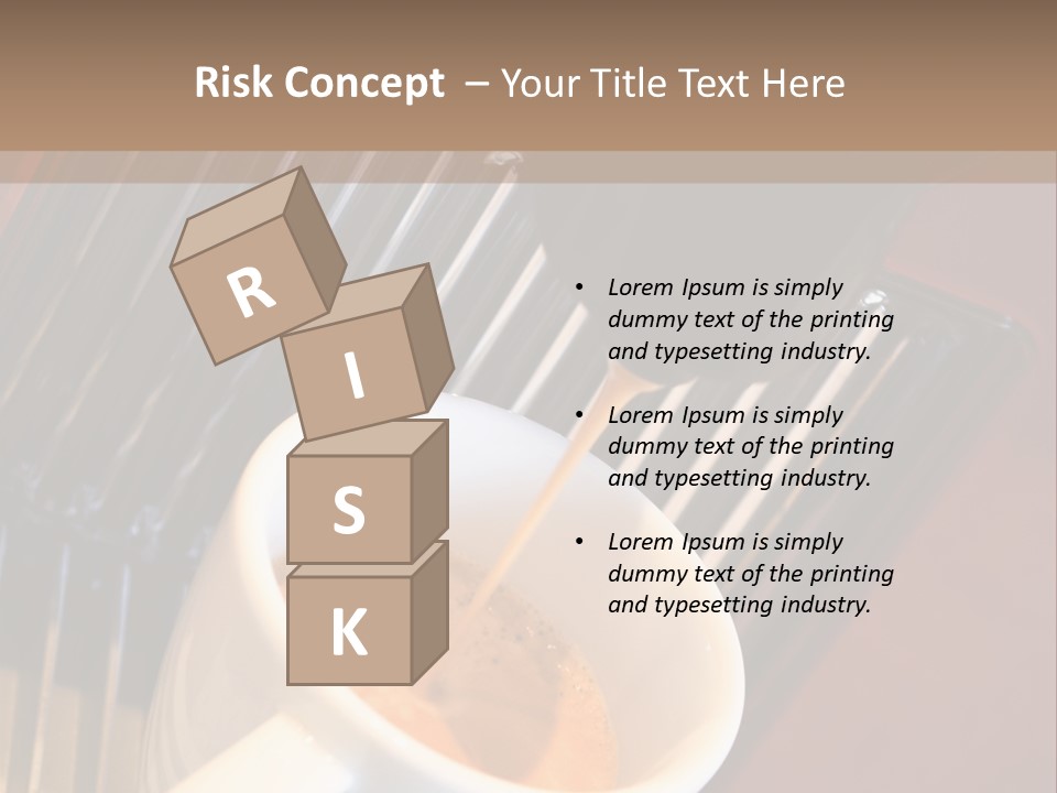 Fashionable Automatic Coffee Machine Pouring A Fresh Classic Italian Espresso In A Small Porcelain Cup PowerPoint Template