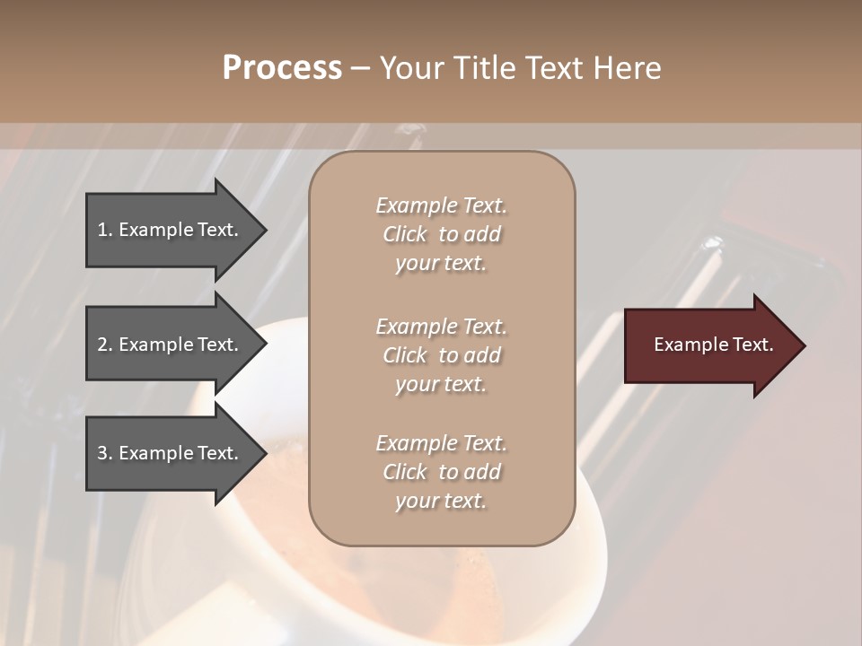 Fashionable Automatic Coffee Machine Pouring A Fresh Classic Italian Espresso In A Small Porcelain Cup PowerPoint Template