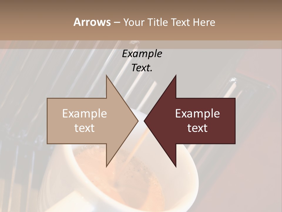 Fashionable Automatic Coffee Machine Pouring A Fresh Classic Italian Espresso In A Small Porcelain Cup PowerPoint Template