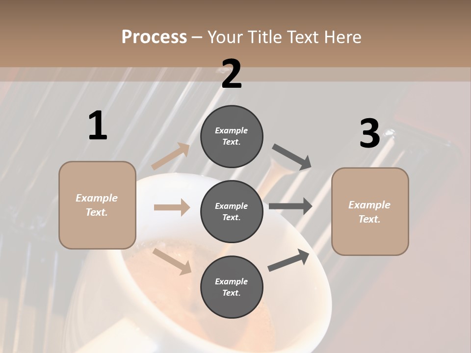 Fashionable Automatic Coffee Machine Pouring A Fresh Classic Italian Espresso In A Small Porcelain Cup PowerPoint Template