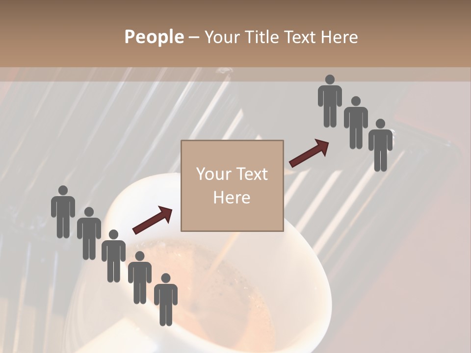 Fashionable Automatic Coffee Machine Pouring A Fresh Classic Italian Espresso In A Small Porcelain Cup PowerPoint Template