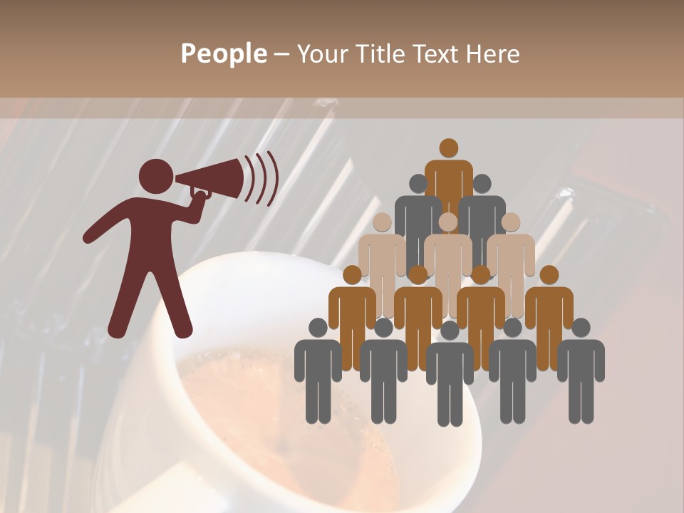 Fashionable Automatic Coffee Machine Pouring A Fresh Classic Italian Espresso In A Small Porcelain Cup PowerPoint Template