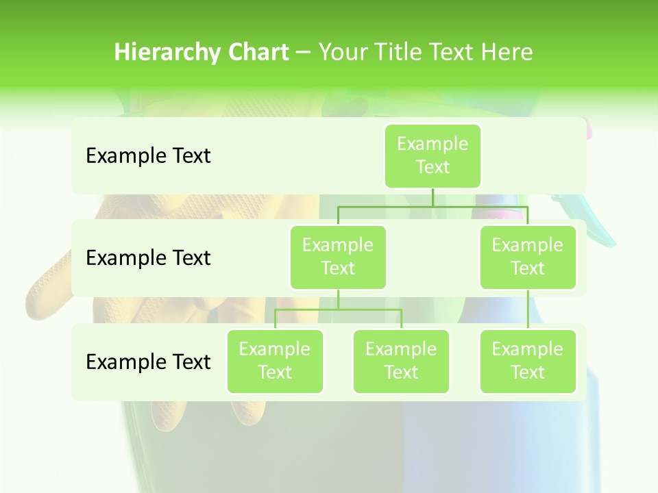 Wet Plastic Bucket With Cleaning Supplies Isolated On White Background PowerPoint Template