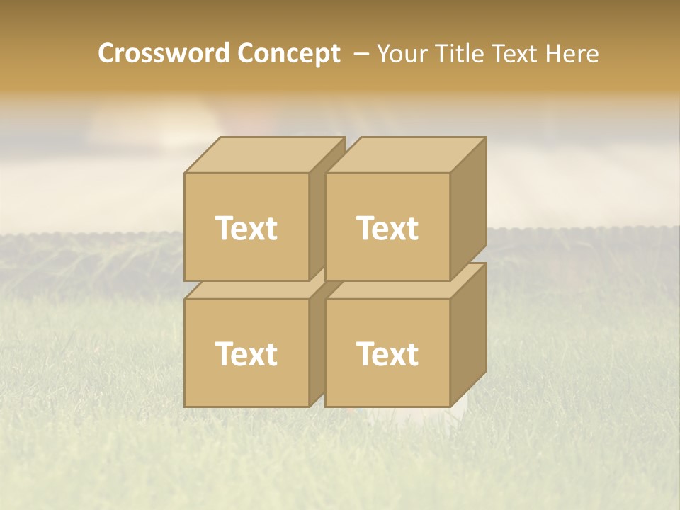 Alsatian Cross-Breed Puppy PowerPoint Template