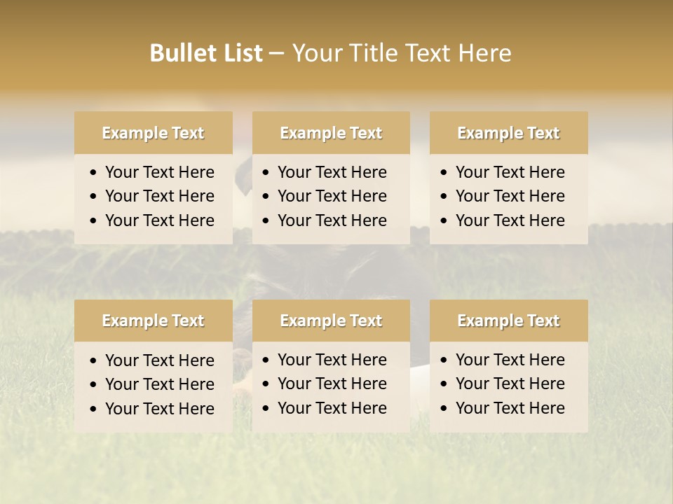 Alsatian Cross-Breed Puppy PowerPoint Template