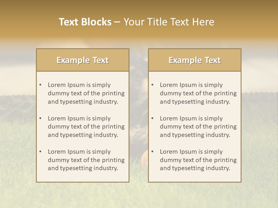 Alsatian Cross-Breed Puppy PowerPoint Template