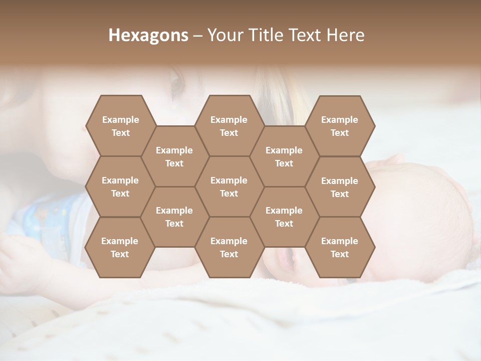 Happy Mother With Newborn Baby PowerPoint Template