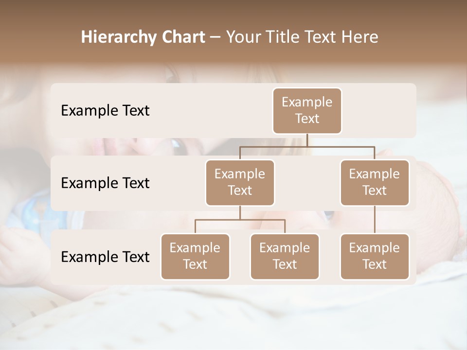 Happy Mother With Newborn Baby PowerPoint Template