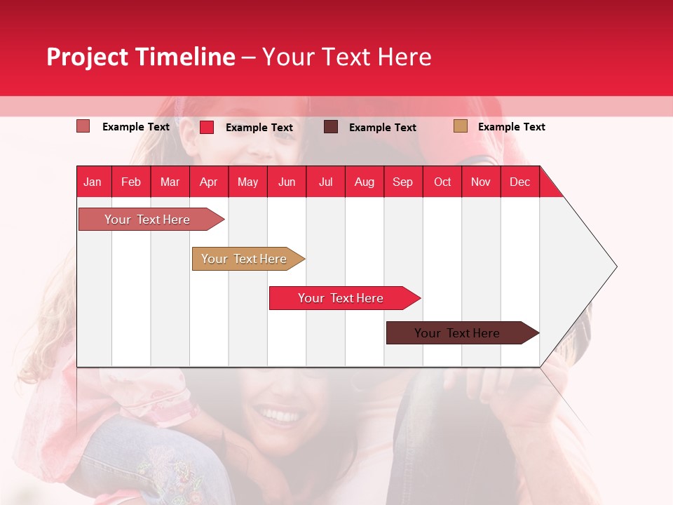 Parents Giving Children Piggyback Rides Outdoors PowerPoint Template