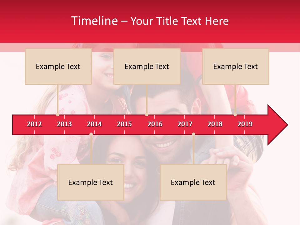 Parents Giving Children Piggyback Rides Outdoors PowerPoint Template