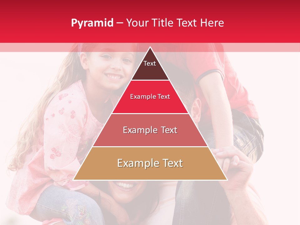 Parents Giving Children Piggyback Rides Outdoors PowerPoint Template