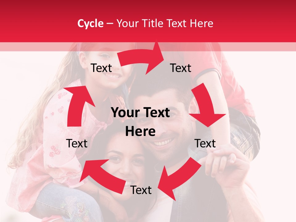 Parents Giving Children Piggyback Rides Outdoors PowerPoint Template