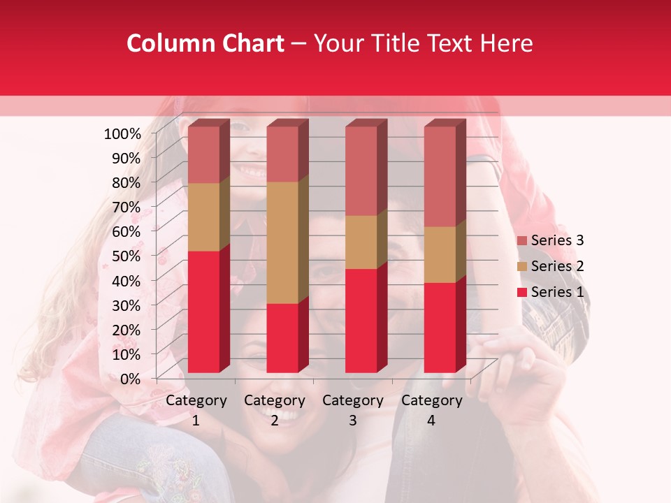 Parents Giving Children Piggyback Rides Outdoors PowerPoint Template