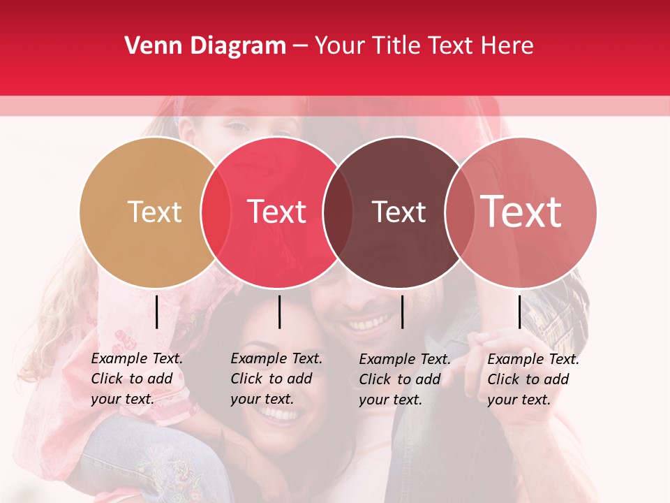 Parents Giving Children Piggyback Rides Outdoors PowerPoint Template