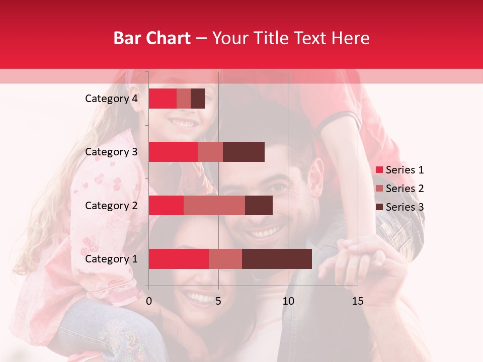 Parents Giving Children Piggyback Rides Outdoors PowerPoint Template