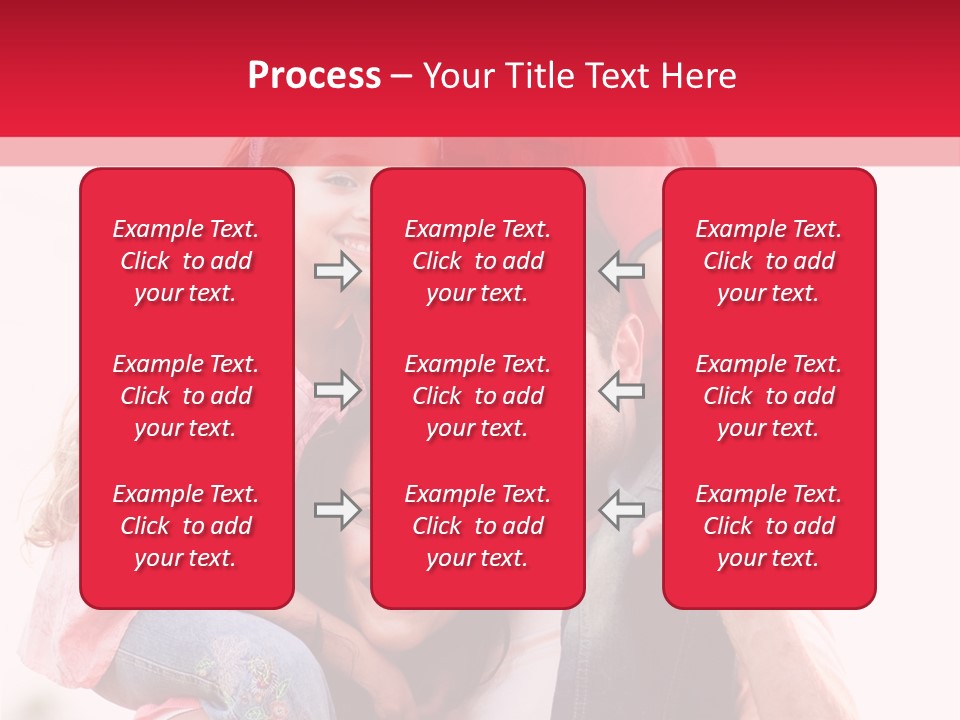 Parents Giving Children Piggyback Rides Outdoors PowerPoint Template