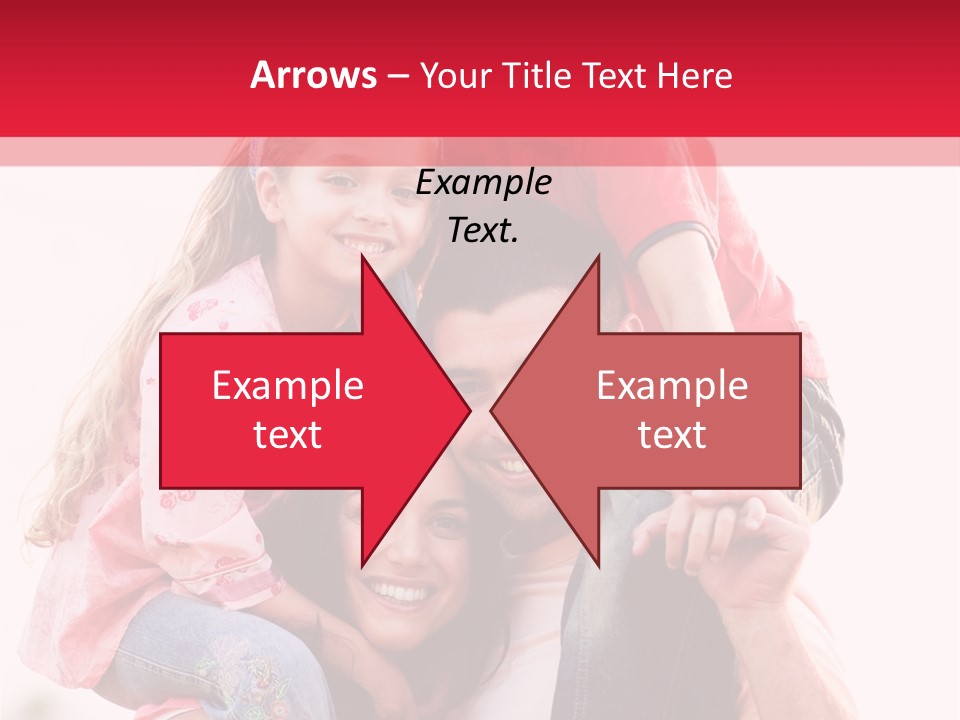 Parents Giving Children Piggyback Rides Outdoors PowerPoint Template