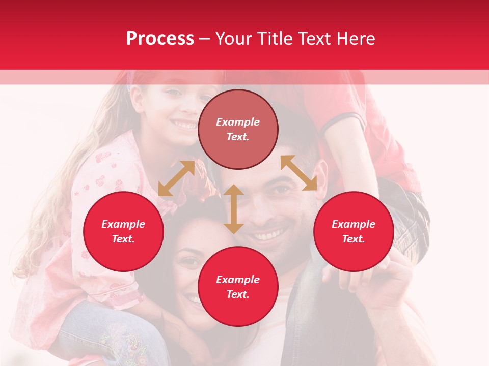 Parents Giving Children Piggyback Rides Outdoors PowerPoint Template