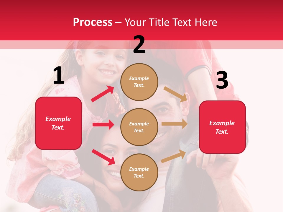 Parents Giving Children Piggyback Rides Outdoors PowerPoint Template