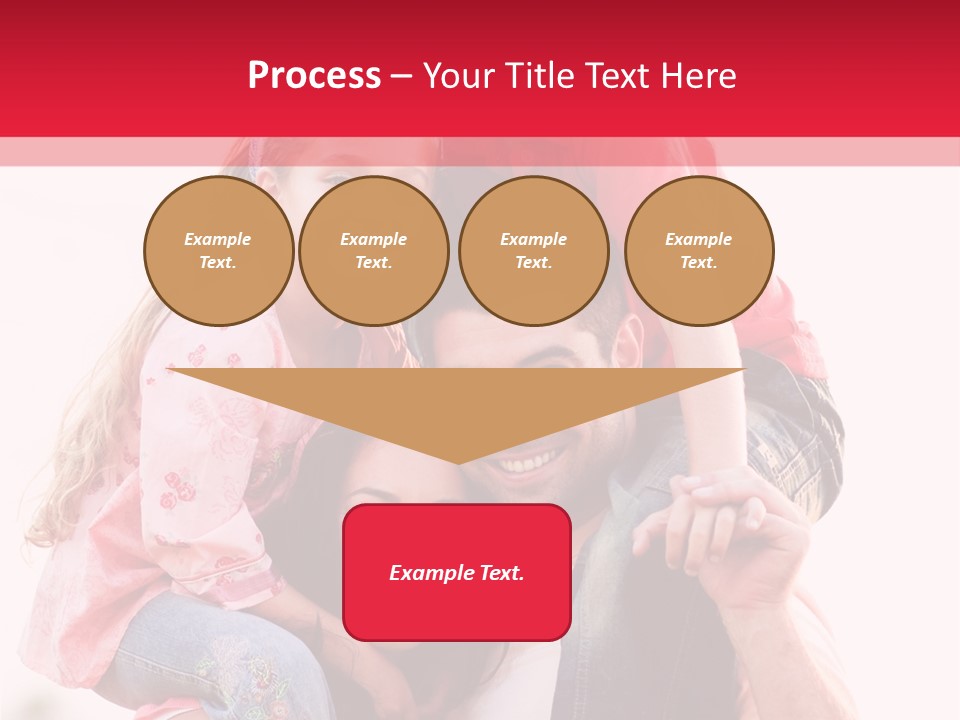 Parents Giving Children Piggyback Rides Outdoors PowerPoint Template