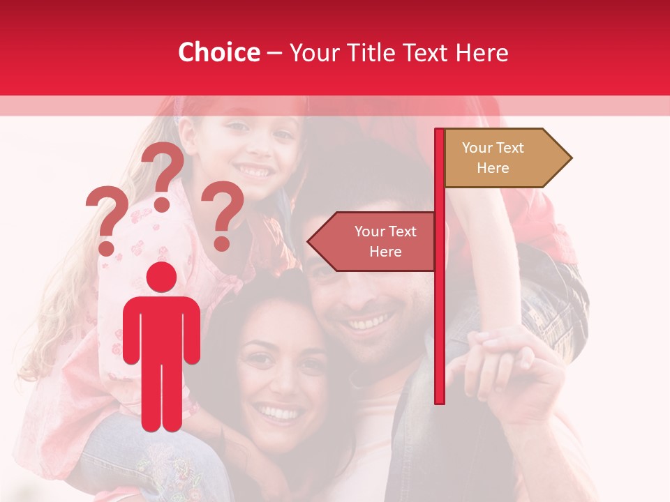 Parents Giving Children Piggyback Rides Outdoors PowerPoint Template