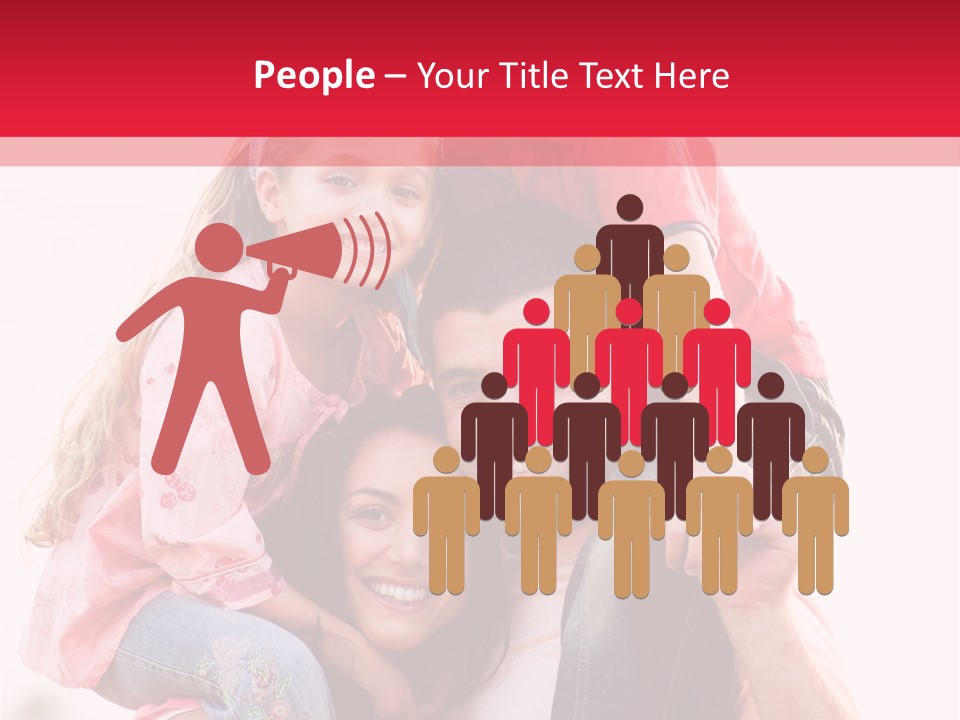 Parents Giving Children Piggyback Rides Outdoors PowerPoint Template