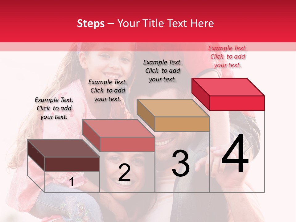 Parents Giving Children Piggyback Rides Outdoors PowerPoint Template