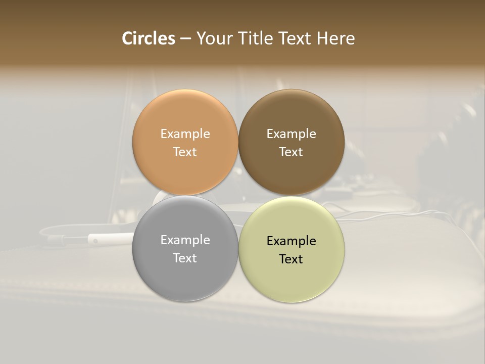 Attractive Fun Bright Modern Bedroom For Young Girls. PowerPoint Template