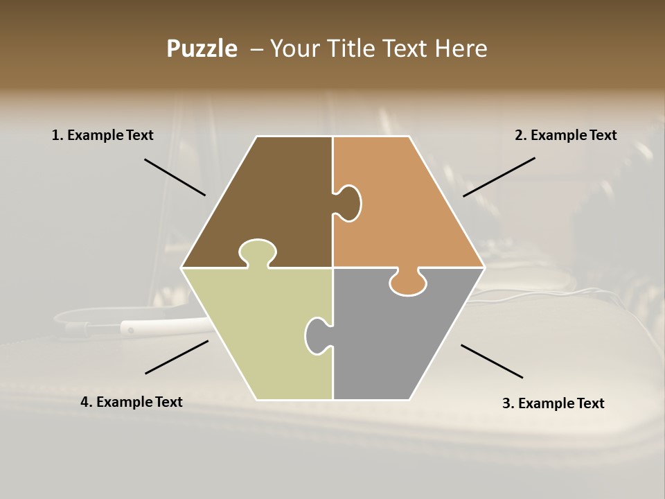 Attractive Fun Bright Modern Bedroom For Young Girls. PowerPoint Template