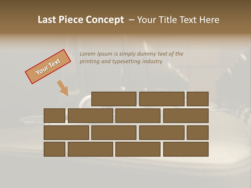 Attractive Fun Bright Modern Bedroom For Young Girls. PowerPoint Template