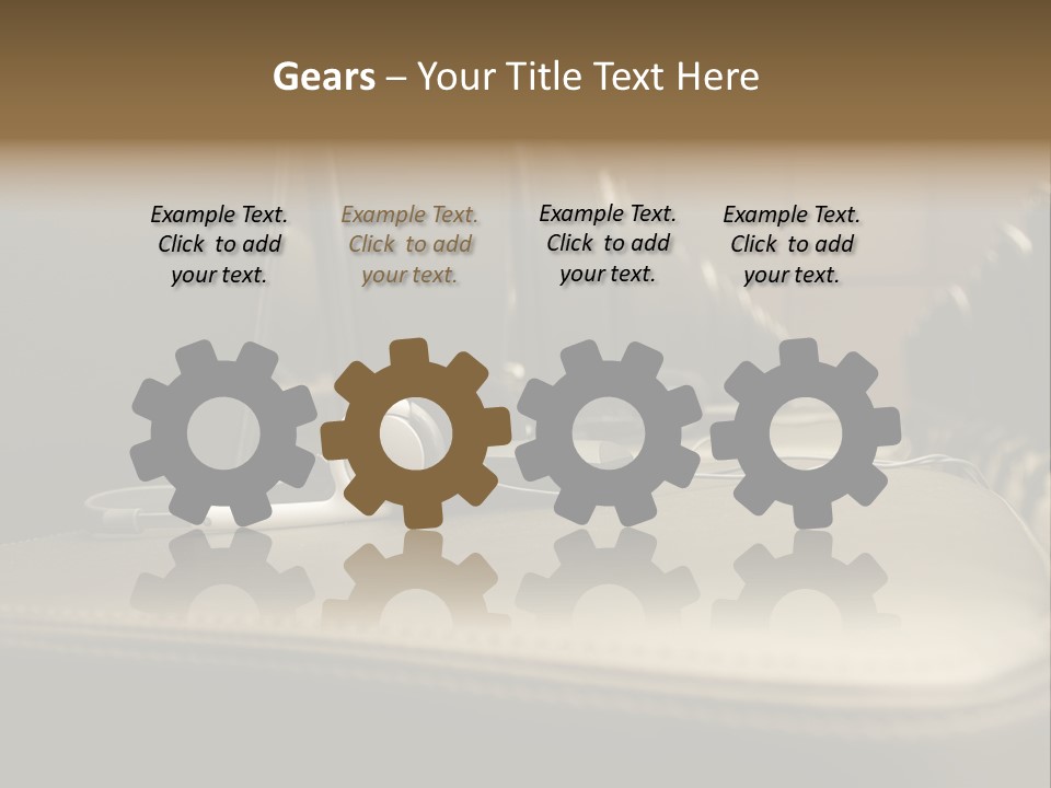 Attractive Fun Bright Modern Bedroom For Young Girls. PowerPoint Template